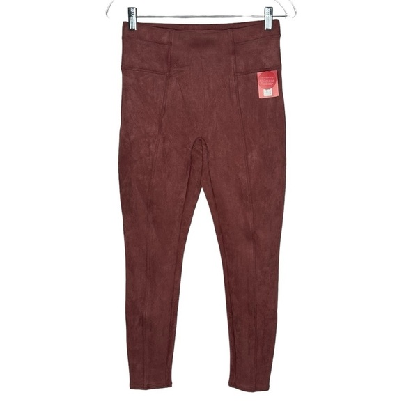 SPANX High Waist Faux Suede Leggings NWT - Picture 3 of 14